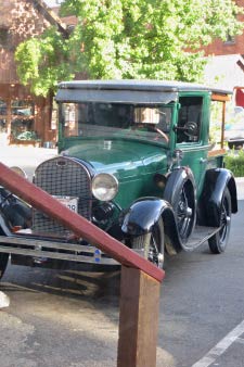 Oldtimer, Ford 1929, Motherlode Coffee Shop, Jamestown, Kalifornien